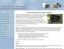 Tablet Screenshot of monuments-of-distinction.com
